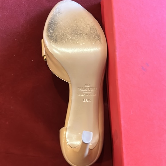 Valentino nude bow tie patent leather pump - Picture 4 of 6
